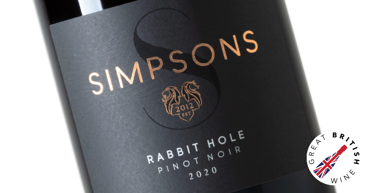 Simpsons Rabbit Rudenstein Simpsons Rabbit Hole Pinot Noir 2020 – Great British Wine