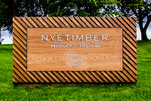 Entrance to Nyetimber in Pulborough, West Sussex.